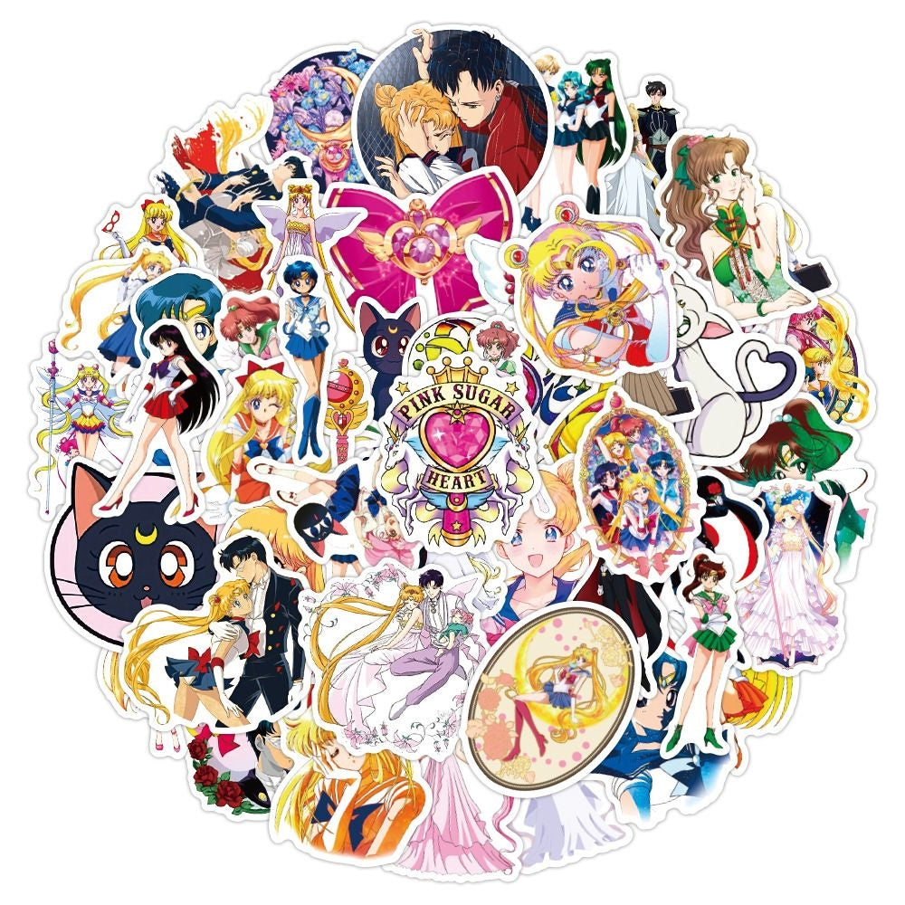 50pcs Sailor Moon Sticker Pack