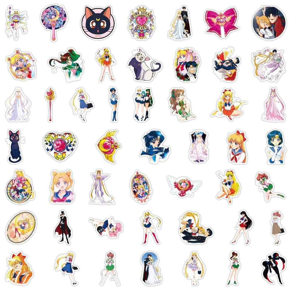 50pcs Sailor Moon Sticker Pack