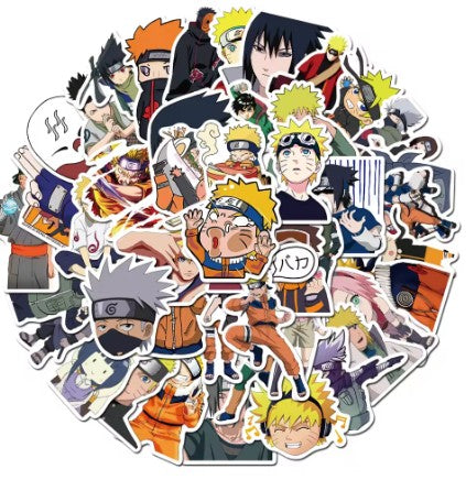 50pcs Naruto Shippuden Sticker Pack