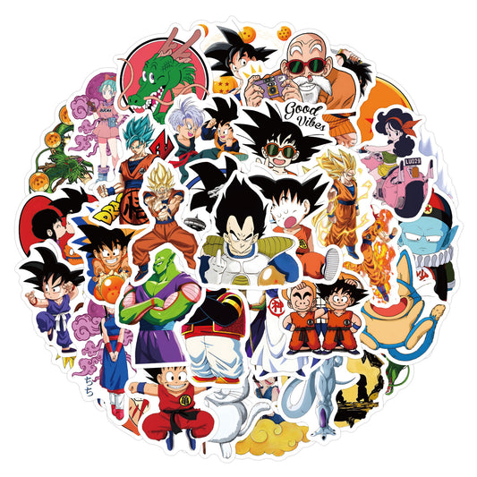 50pcs Dragon Ball Sticker Pack