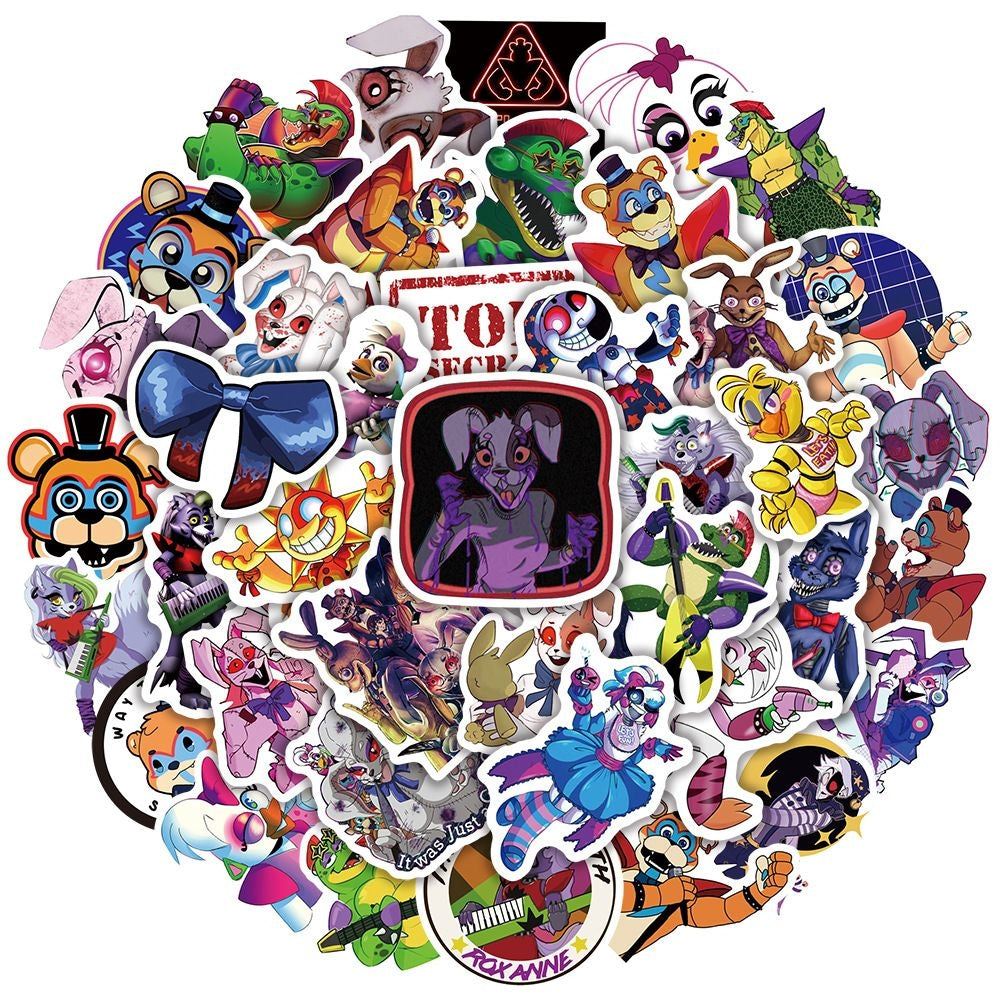 50pcs Fnaf Sticker Pack