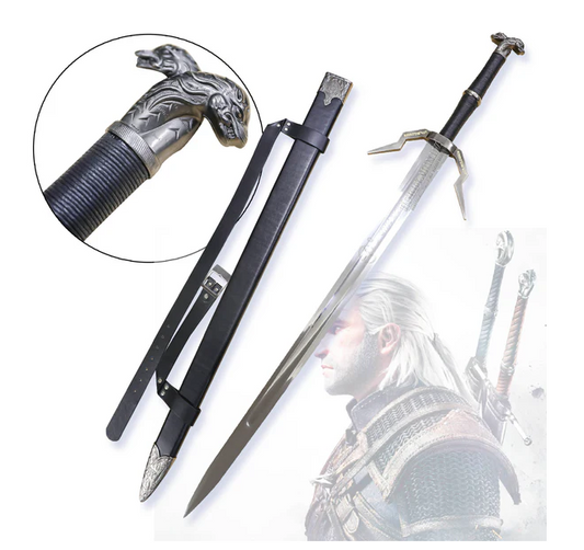 The Witcher 3: Geralt Of Rivia Wolven Silver Sword Premium Version