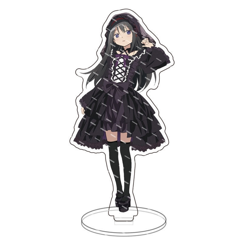 Madoka Magica In Black Dress 15cm Acrylic Stand -  Homura  Akemi [chr:homura Akemi]