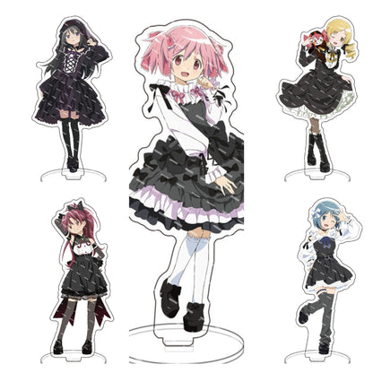 Madoka Magica In Black Dress 15cm Acrylic Stand -  Homura  Akemi [chr:homura Akemi]