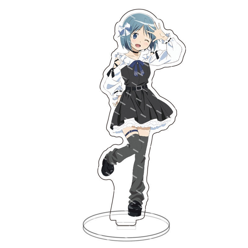 Madoka Magica In Black Dress 15cm Acrylic Stand -  Sayaka Miki [chr:sayaka Miki]