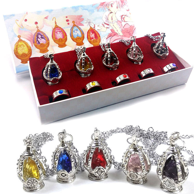 Madoka Magica Necklace Set