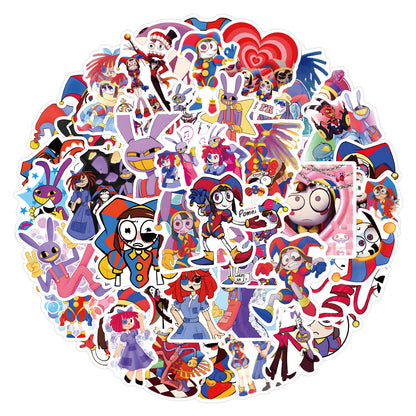 50pcs The Amazing Digital Circus Stickers