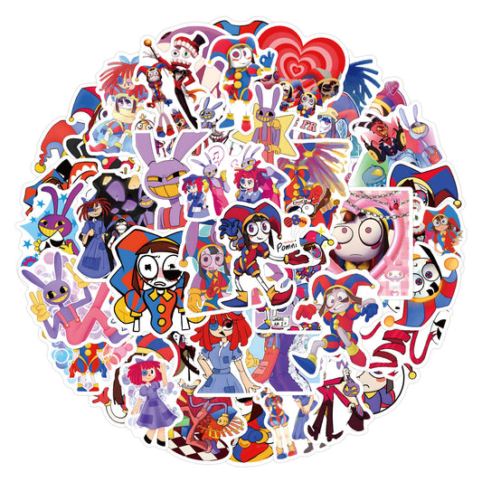 50pcs The Amazing Digital Circus Stickers
