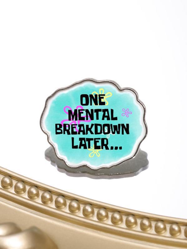 Mental Breakdown Enamel Pin