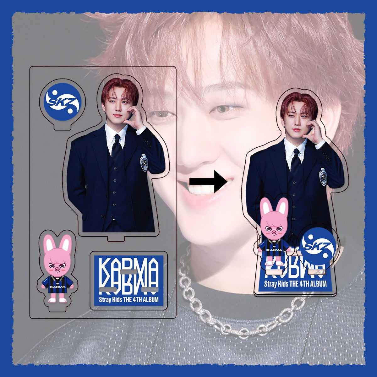 Acrylic Stand 15cm - Stray Kids Karma [chr:chang Bin]