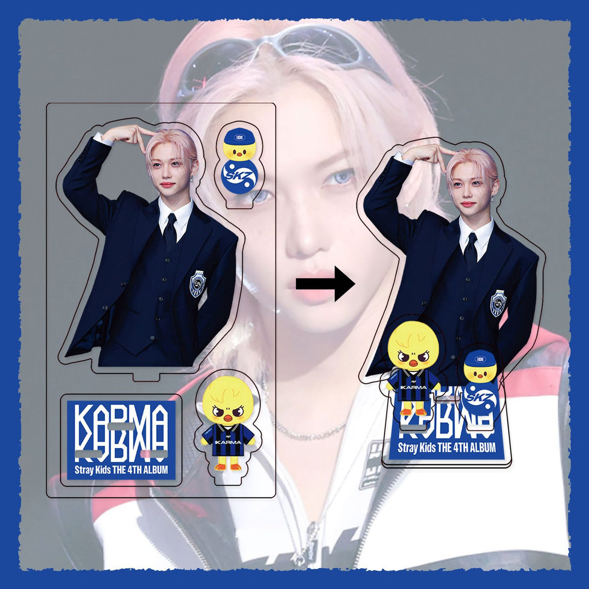Acrylic Stand 15cm - Stray Kids Karma [chr:felix]