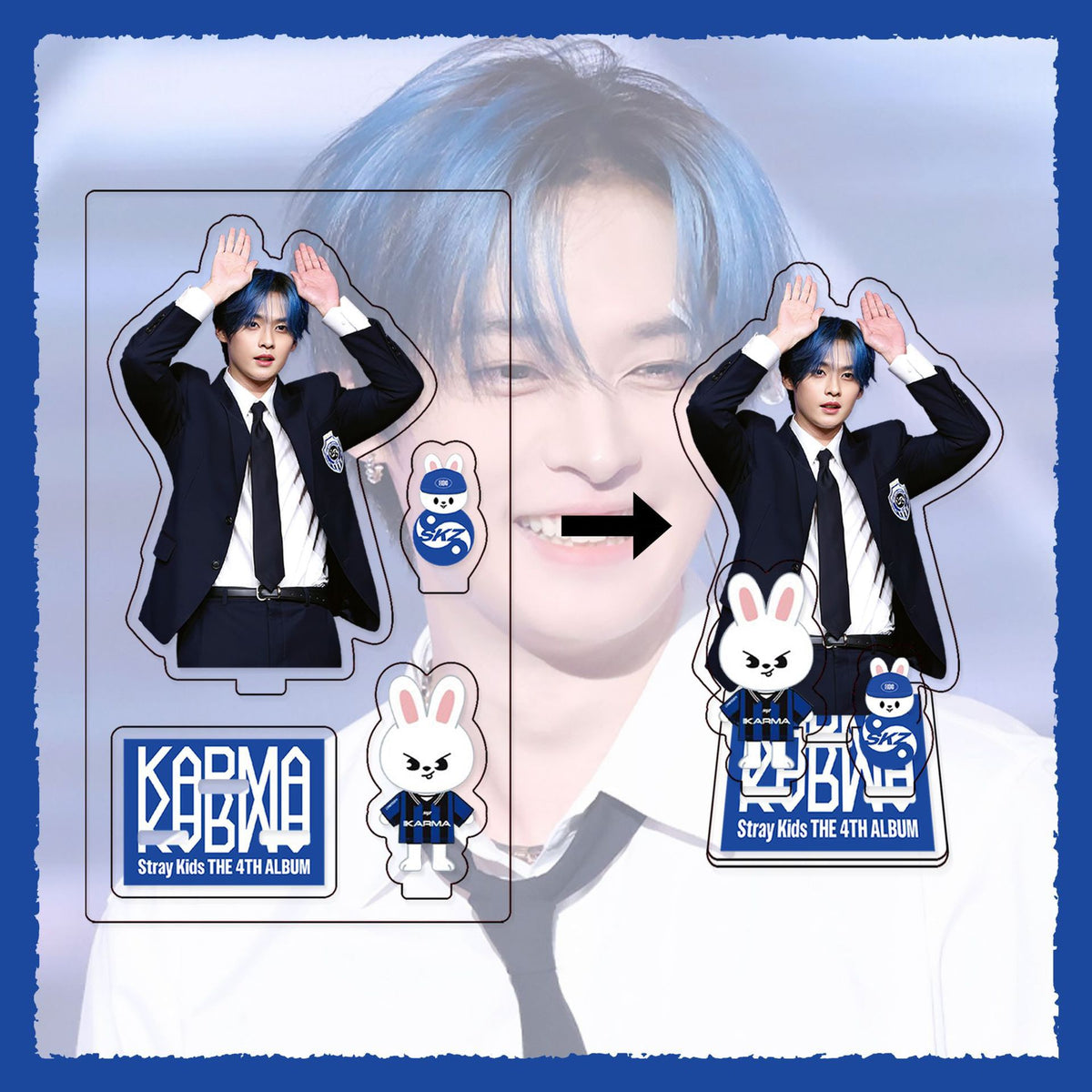 Acrylic Stand 15cm - Stray Kids Karma [chr:lee Know]
