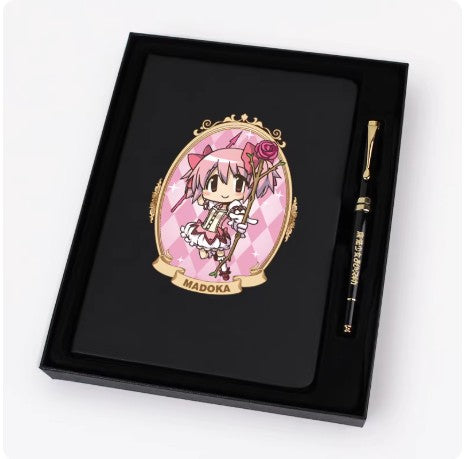 Madoka Magica Notebook W/ Pen Set Assorted