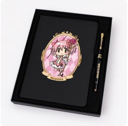 Madoka Magica Notebook W/ Pen Set Assorted