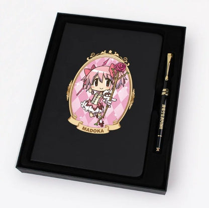 Madoka Magica Notebook W/ Pen Set Assorted