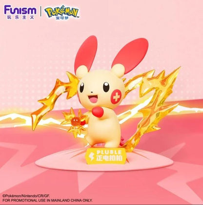 Pokemon Plusle & Minun Mini Figurine