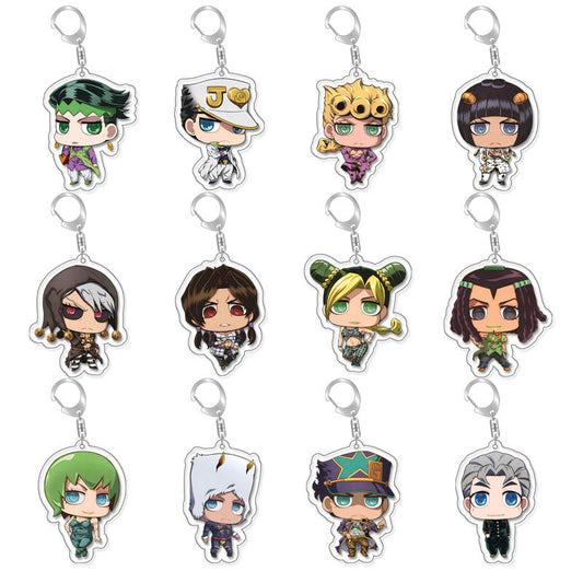 Jojos Bizarre Adventure Acrylic Keyring Assorted