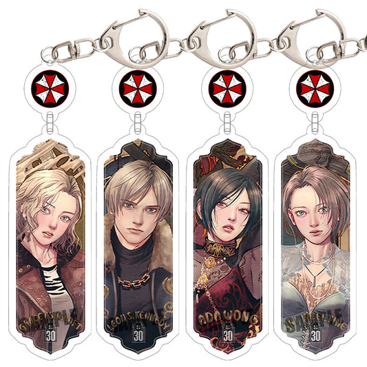 Resident Evil Acrylic Keyring Assorted