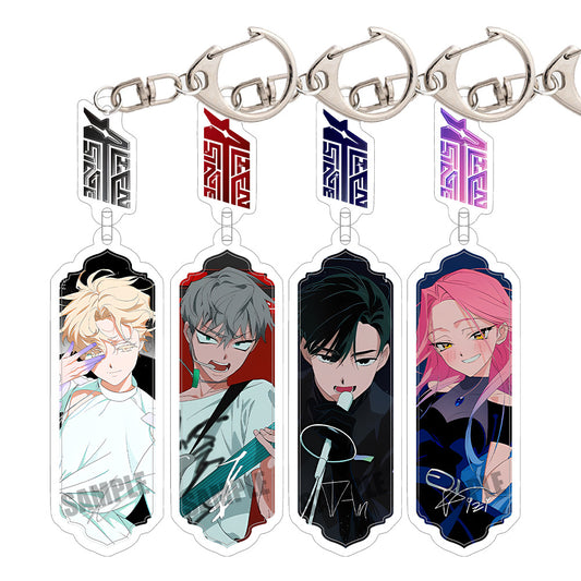 Alien Stage Acrylic Keyrings Assorted