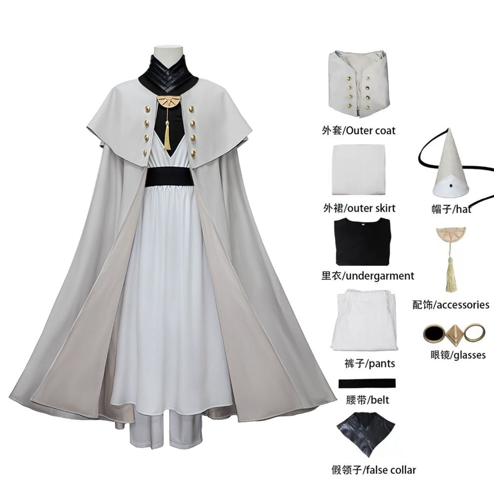 Witch Hat Atelier Qifrey Cosplay Costume [sz:xxl]
