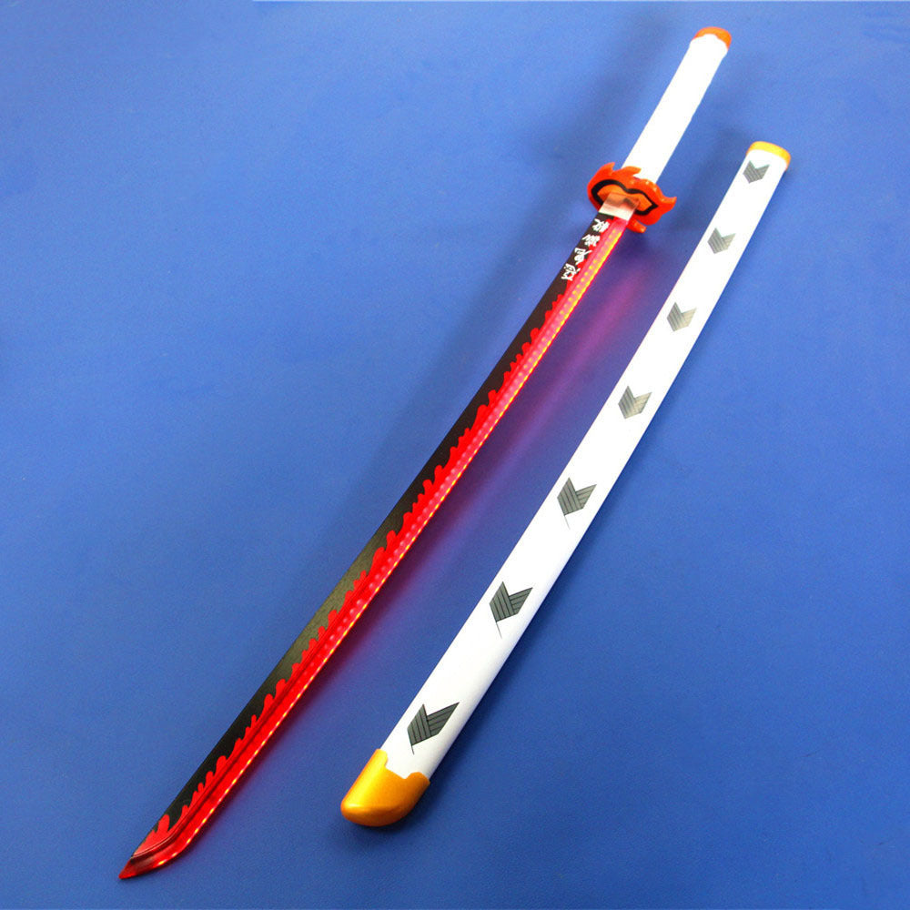 Demon Slayer Rengoku Wooden Sword W/ Light
