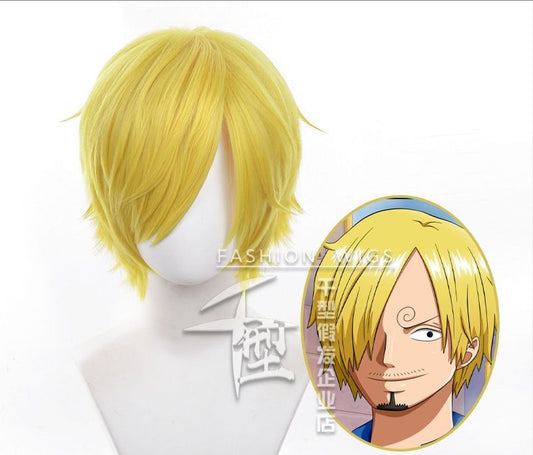 [special Order] One Piece Vinsmoke Sanji Cosplay Wig
