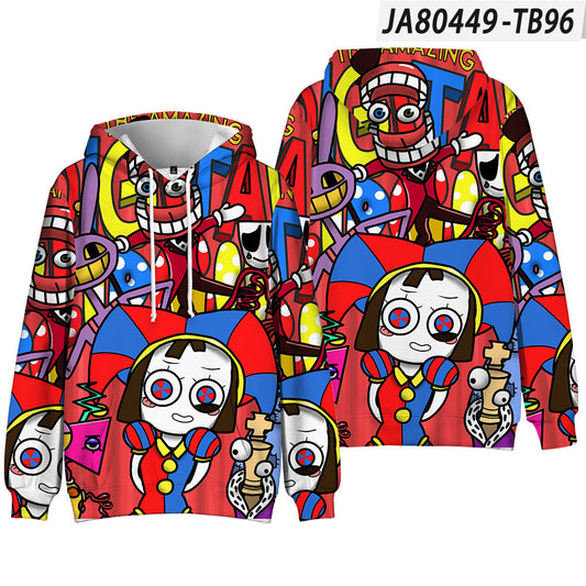 The Amazing Digital Circus Red Hoodie [sz:large]