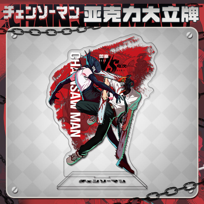 Acrylic Stand 16cm Chainsaw Man: Denji [cl:denji & Reze]