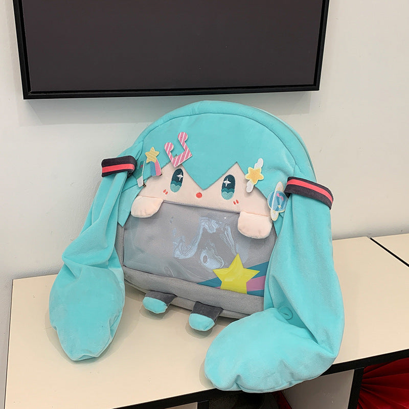 Miku Musical Note Head Ita Bag