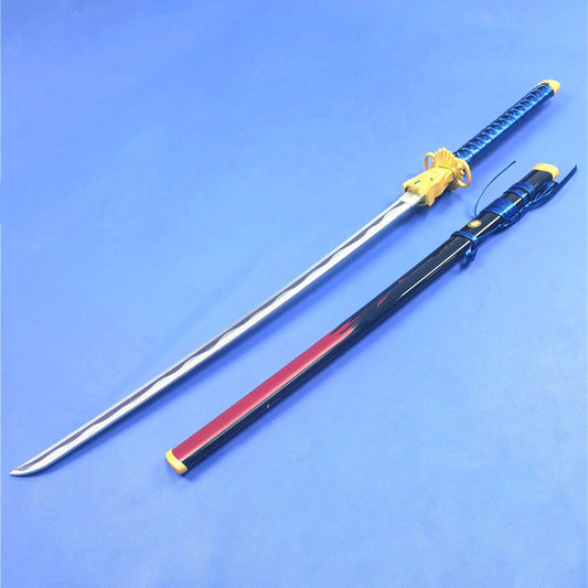Valorant Onimaru Blue Blade Wooden Sword