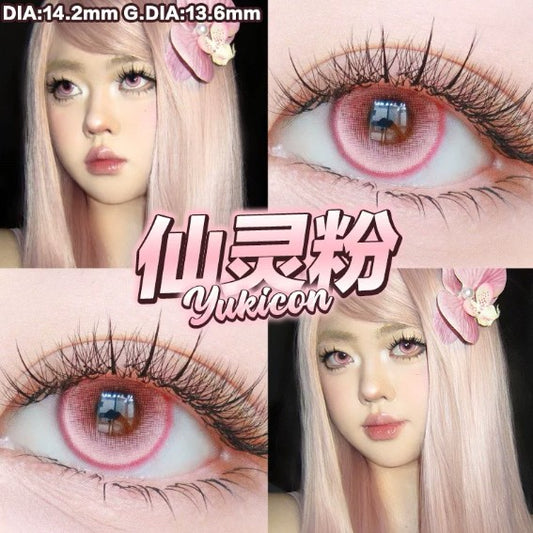 Contact Lenses - Pink Fairy Powder