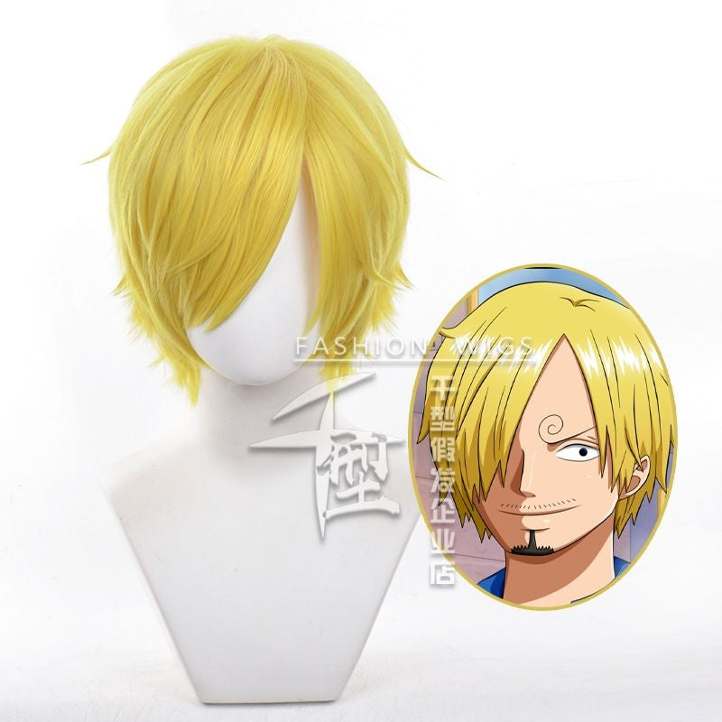 (special Order) One Piece Vinsmoke Sanji Cosplay Wig
