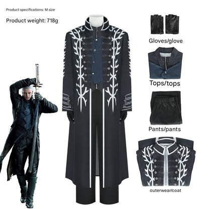 (special Order) Devil May Cry 5 Vergil Cosplay Costume [sz:xs]