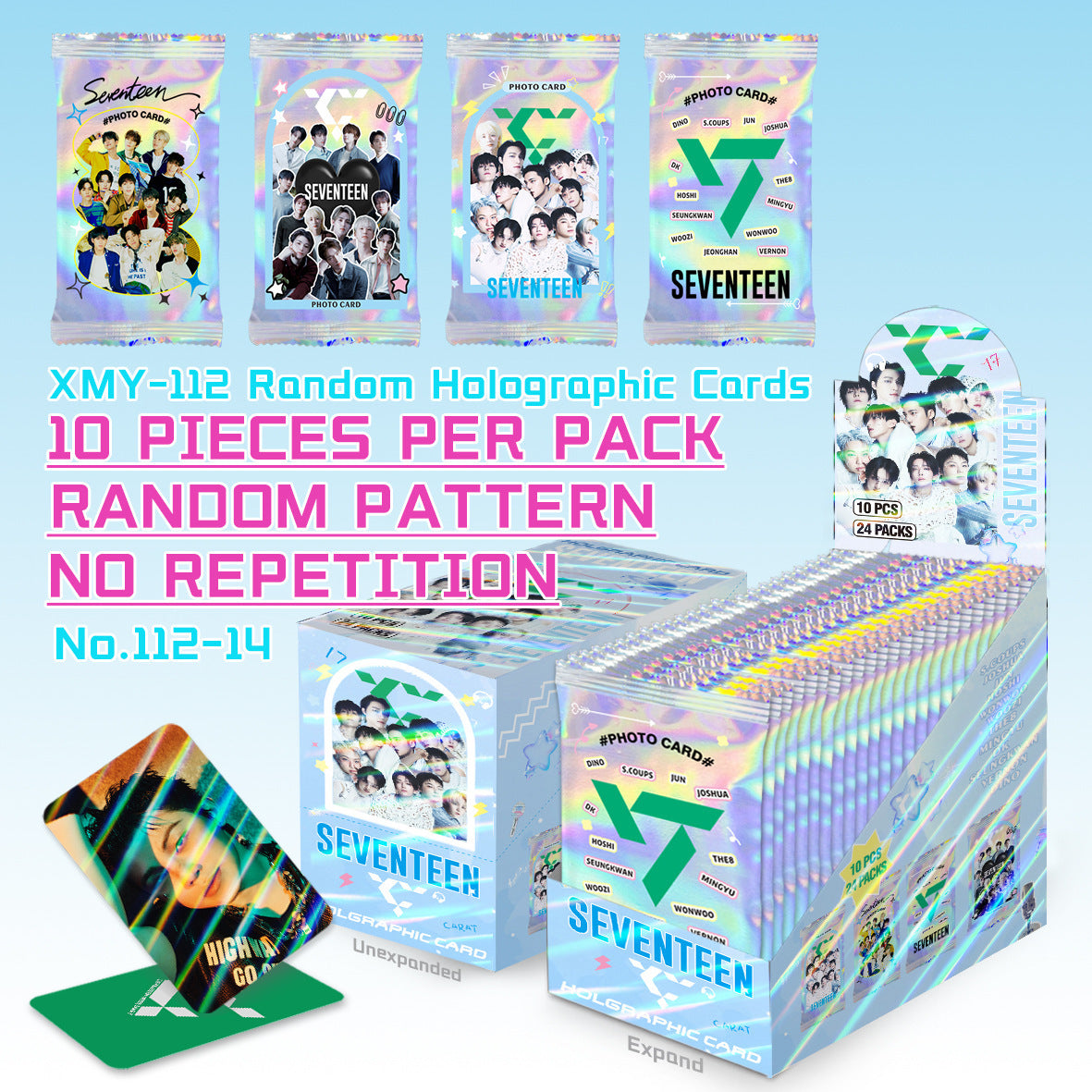 Seventeen Photo Card Blind Box Single Pack