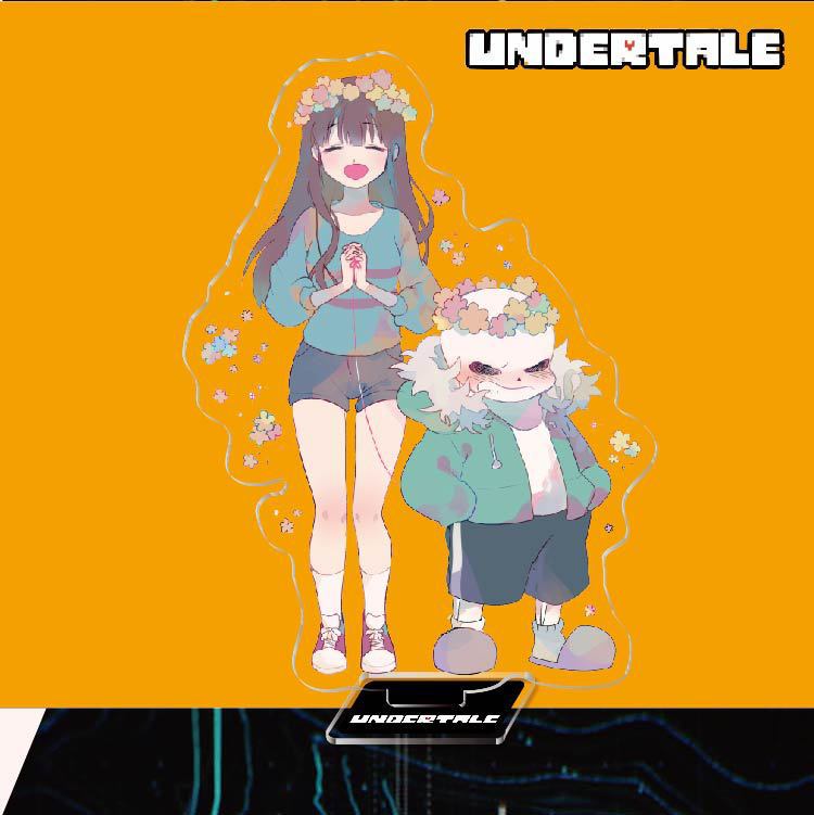 Acrylic Stand 15cm - Undertale [chr:frisk And Sans]