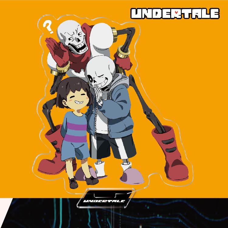 Acrylic Stand 15cm - Undertale [chr:frisk, Sans And Papyrus]
