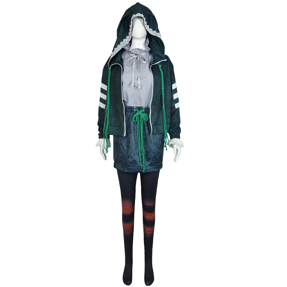 (special Order) Dead By Daylight Feng Min Cosplay Costume [sz:small Cl:green]