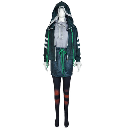 (special Order) Dead By Daylight Feng Min Cosplay Costume [sz:small Cl:green]