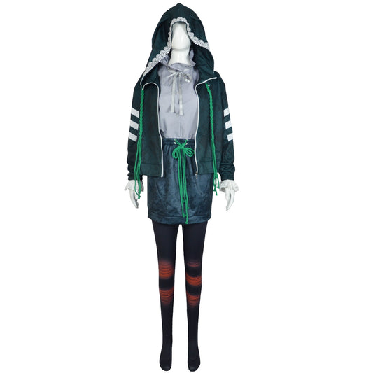 (special Order) Dead By Daylight Feng Min Cosplay Costume [sz:small Cl:green]