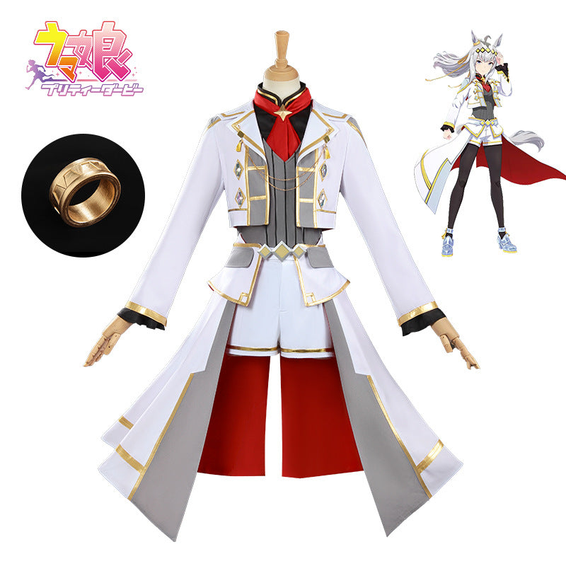 (special Order) Uma Musume Cinderella Gray Oguri Cap Cosplay Costume [sz:small]