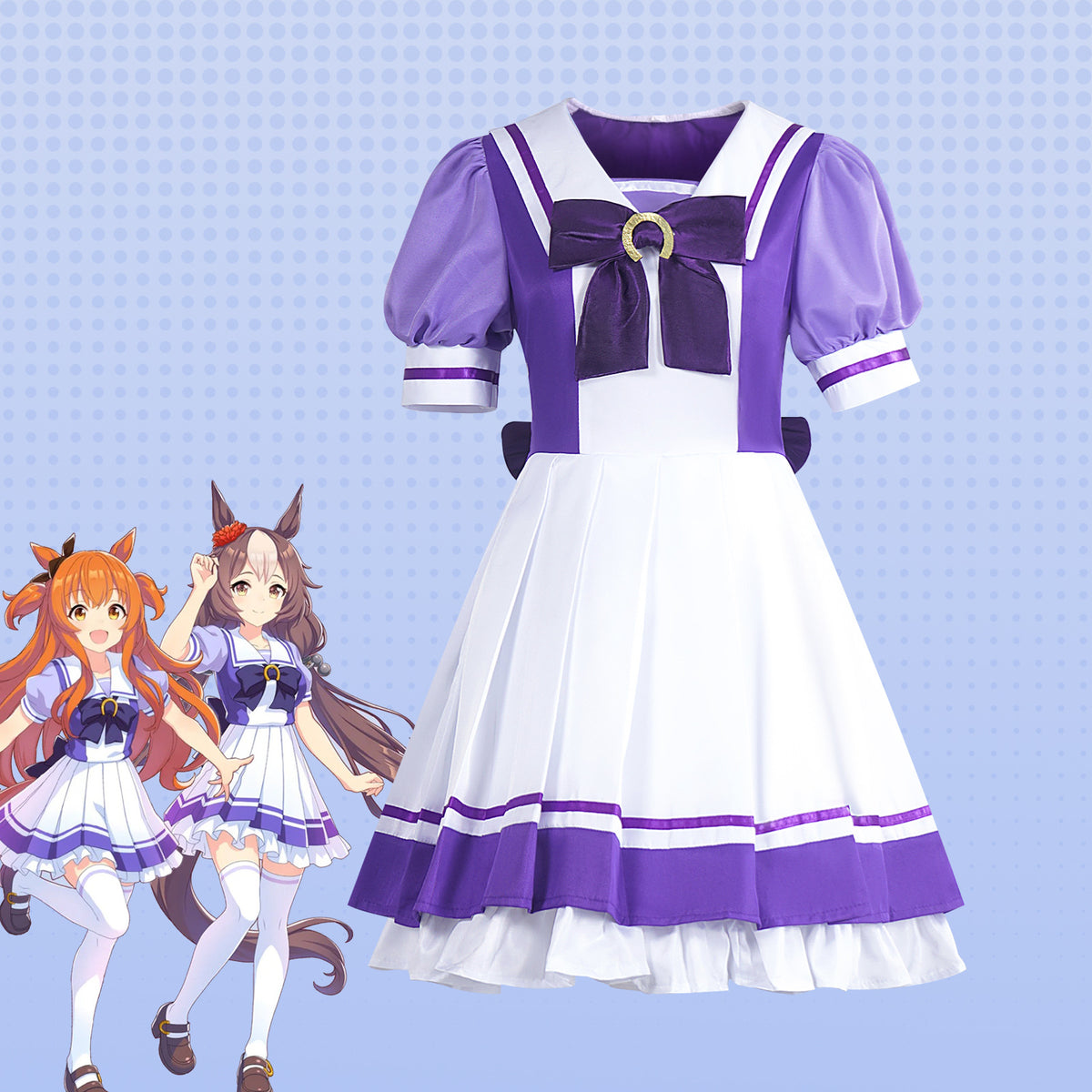 (special Order) Uma Musume Tracen Academy Summer School Uniform Cosplay Costume [sz:xs]