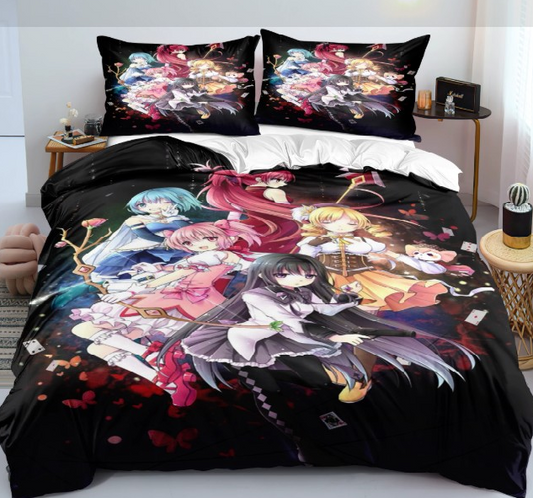 Madoka Magica Quilt Cover Set [bs:queen]
