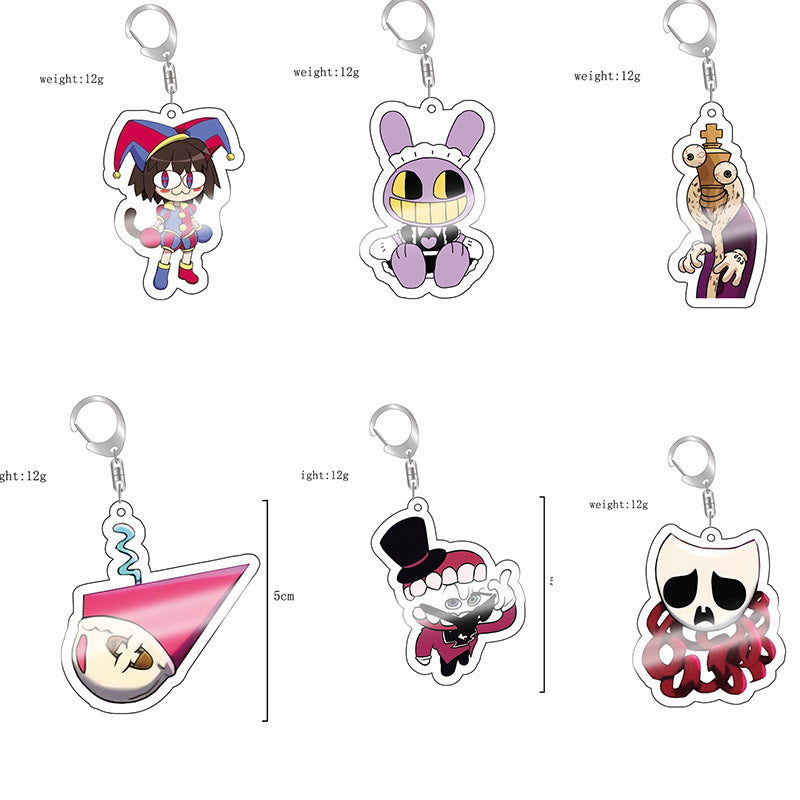 The Amazing Digital Circus Acrylic Keyring