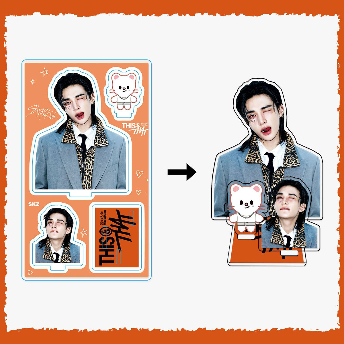 Stray Kids This & That Acrylic Stand [chr:hyunjin]