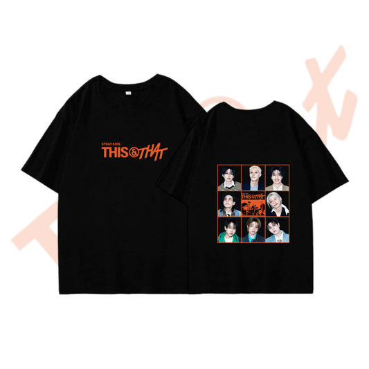 Stray Kids This & That Black Shirt [sz:small]