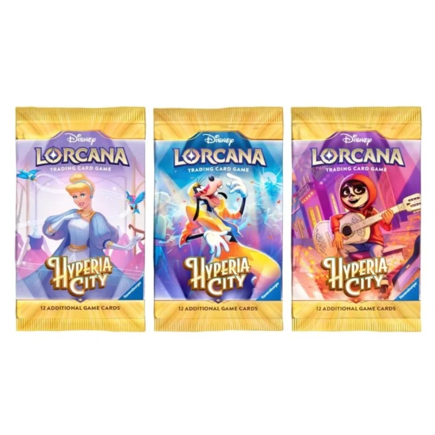 Pack Of Disney Lorcana Tcg: Hyperia City Booster