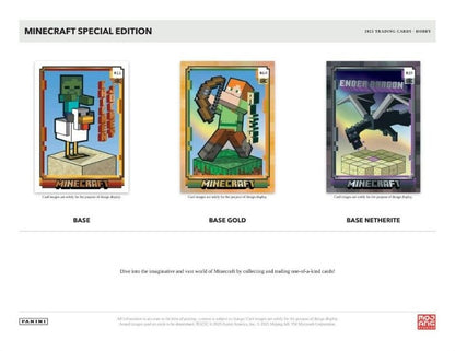 Pack Of Minecraft Special Edition Hobby Trading Cards Display
