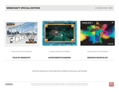 Pack Of Minecraft Special Edition Hobby Trading Cards Display