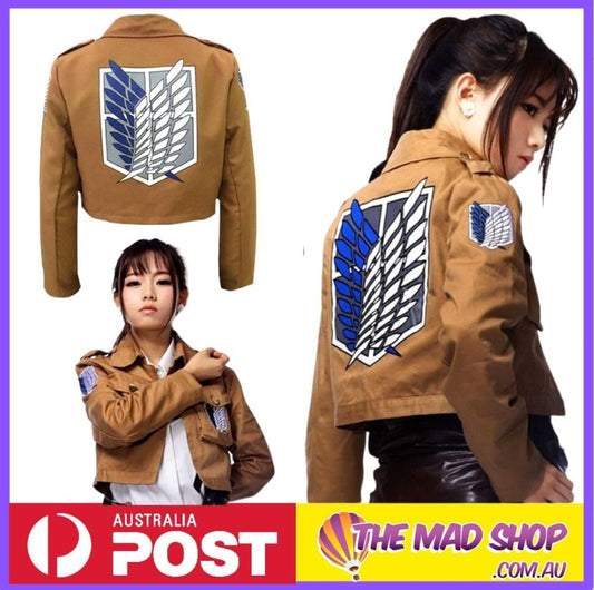 Attack On Titan Jacket Brown