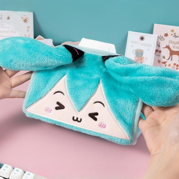 [official License] Hatsune Miku Tissue Holder 140x200x110mm